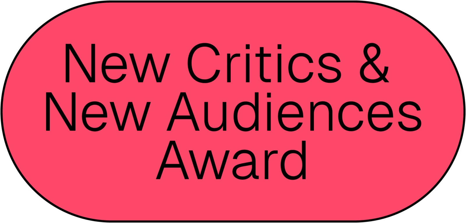 New Critics & New Audiences Award